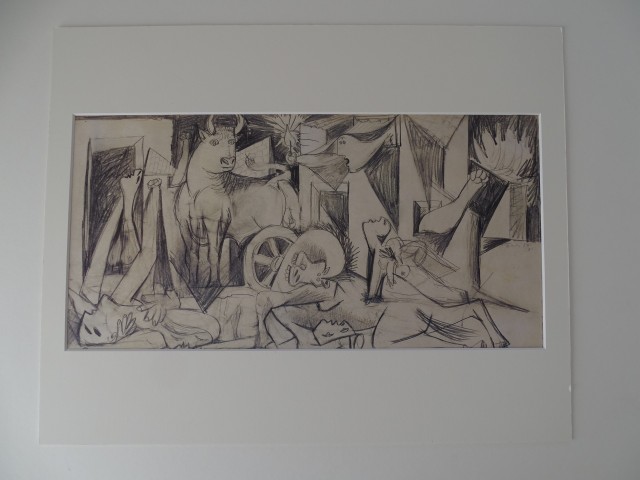 "Guernica" Sketch by Pablo Picasso