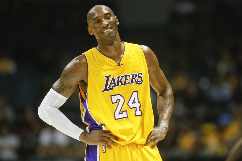 Lakers Training Shirt - Signed by Kobe Bryant - CharityStars