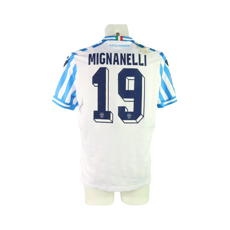 Mignanelli's Signed Unwashed Shirt, SPAL vs Torres 2024