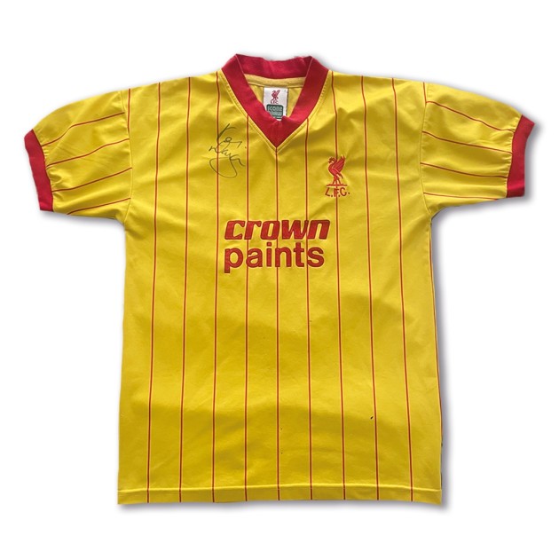 Camicia firmata da Kenny Dalglish del Liverpool Fc