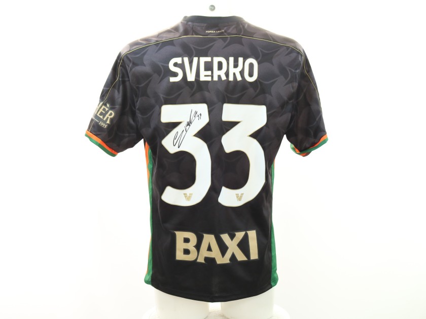 Maglia Sverko Unwashed Venezia vs Inter, 2025 - Autografata