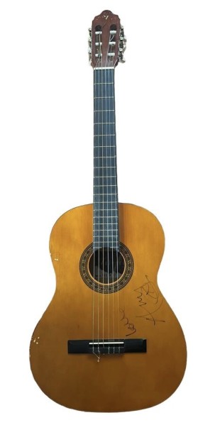 Amy Winehouse Signed Acoustic Guitar