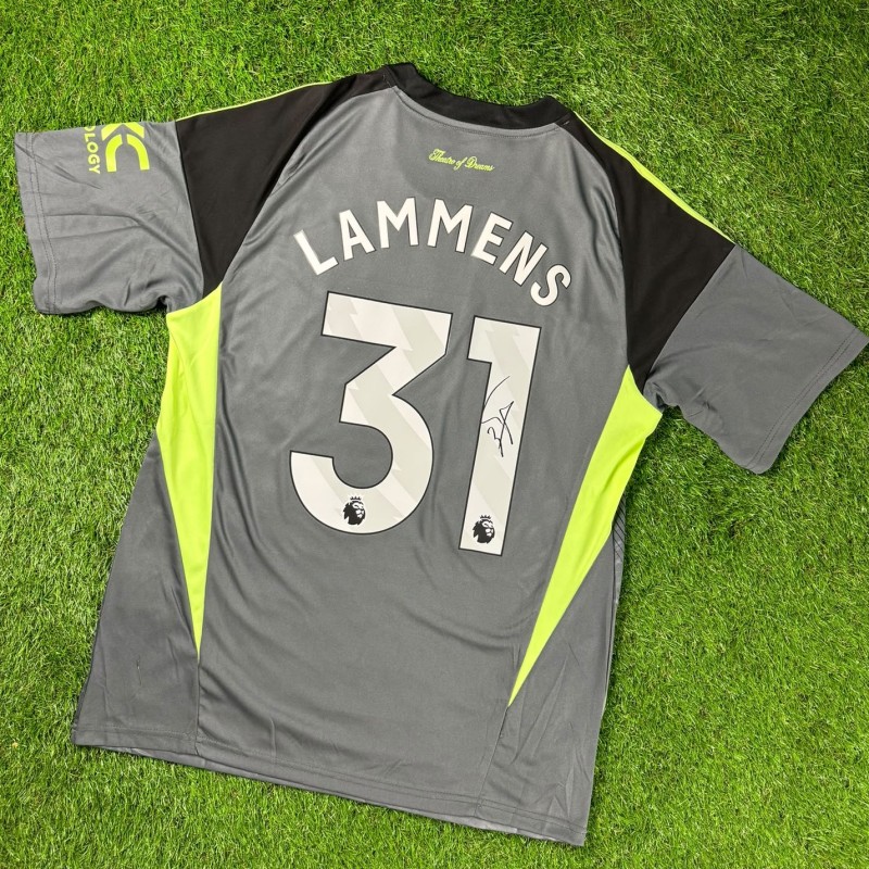 Senne Lammens Signed Manchester United 2025–26 Home Football Shirt COA