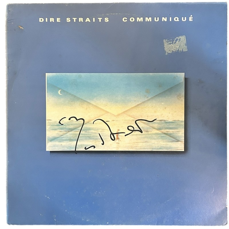 LP in vinile firmato da Mark Knopfler dei Dire Straits