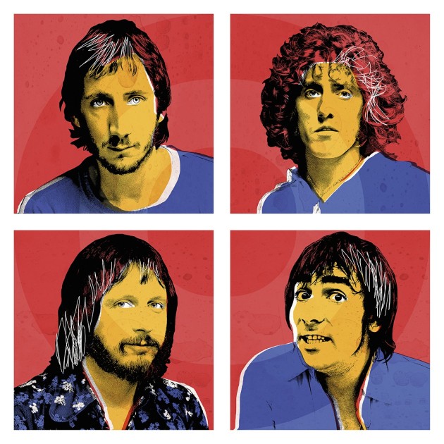 "The Who" di Andrea Pisano - Box Collections di 4 Opere Icon Pop