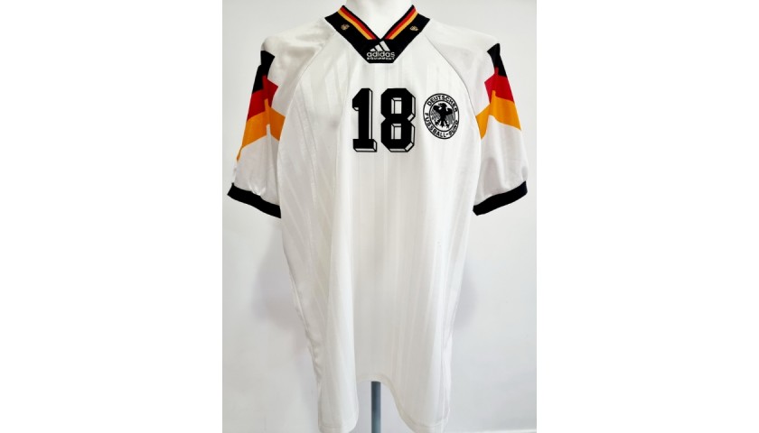 Klinsmann's Official Germany Signed Shirt, 1992 - CharityStars