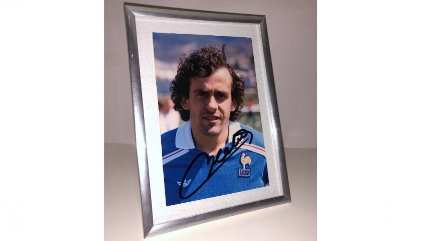 Michel Platini Signed Photograph