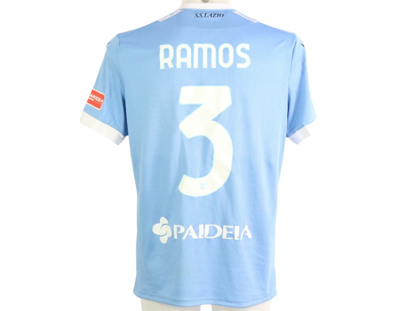 Luiz Felipe's Worn Shirt, Lazio vs Roma 2021