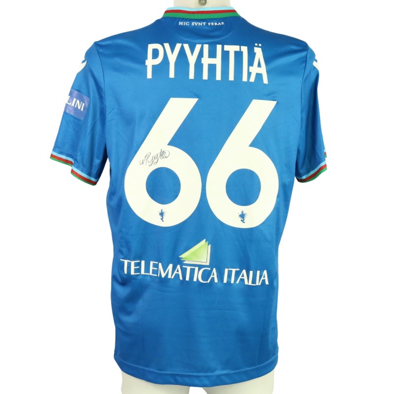 Pyyhtia's Match-Worn Signed Shirt, Ternana vs Spezia 2024