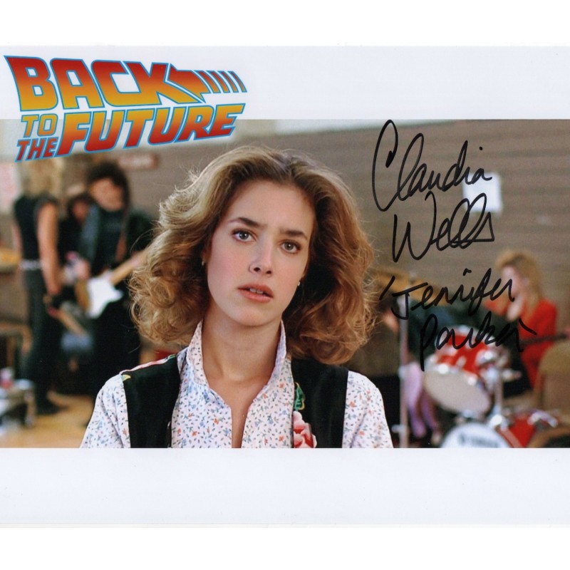 Back to the Future - Photograph Signed by Claudia Wells