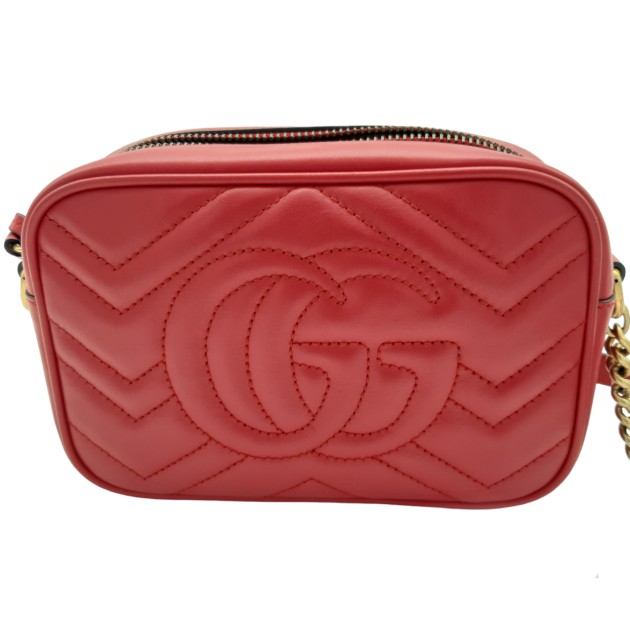 Gucci shorts here | Red Gucci Small GG Marmont Matelasse Crossbody Bag |  Infrastructure-intelligenceShops Revival
