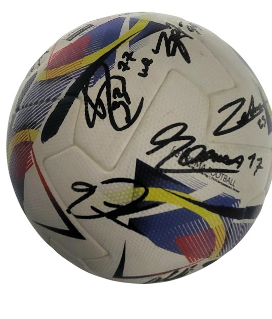 Pallone Napoli Match-Ball Serie A, 2024/25 - Autografato da Conte e la Squadra