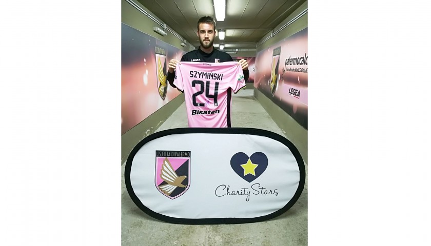 Szyminski's Signed Match-Worn 2017/18 Palermo-Ascoli Shirt