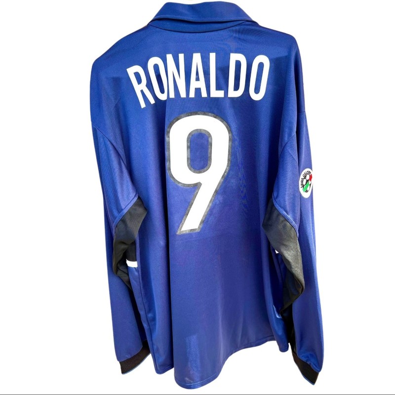 Ronaldo's Worn Shirt, Parma vs Inter, Coppa Italia 1999