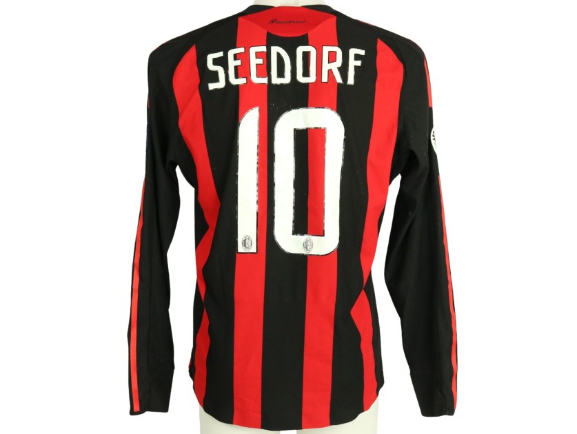 Seedorf's AC Milan Match Shirt, 2008/09
