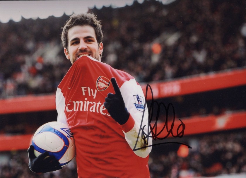 Fotografia autografata da Cesc Fàbregas