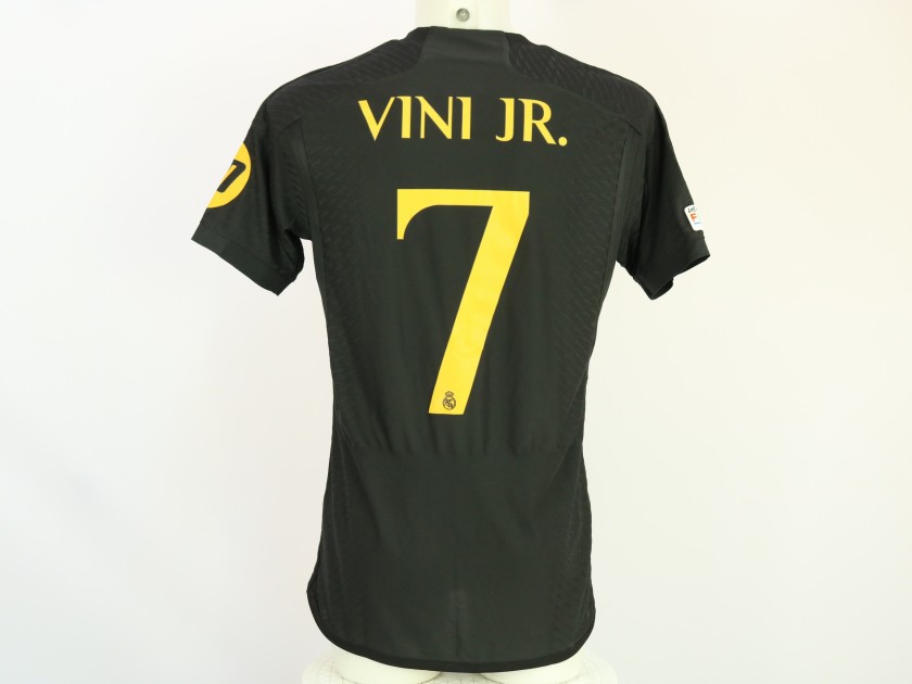 Vinicius Real Madrid Issued Shirt, Champions League 2023/24 