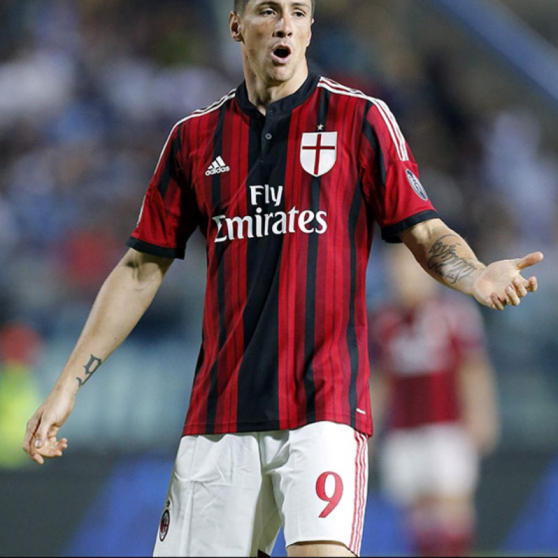 Torres Milan match worn shirt, Serie A 2014/2015