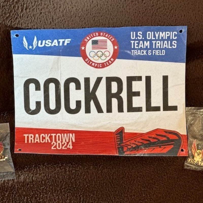 Anna Cockrell's 2024 U.S. Olympic Team Trials Bib