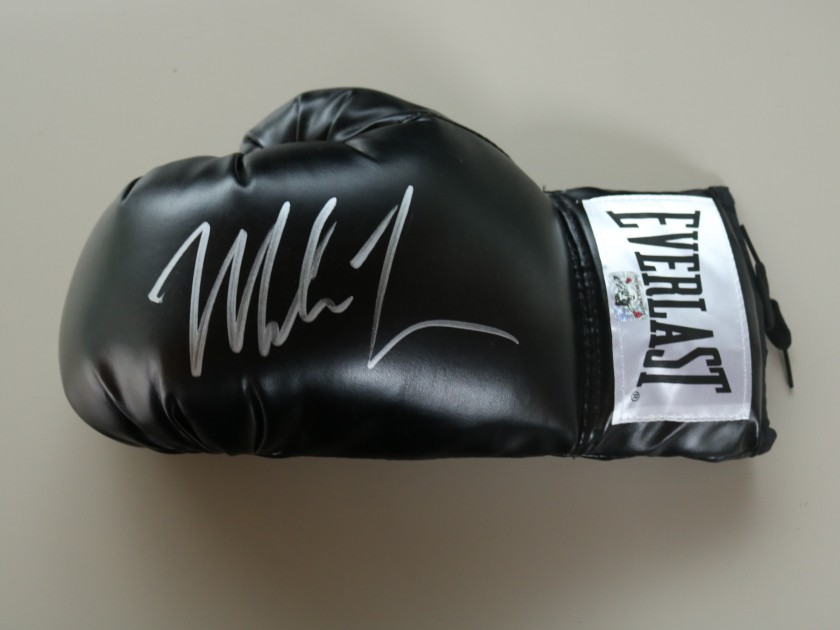 Mike Tyson's Signed Black Glove