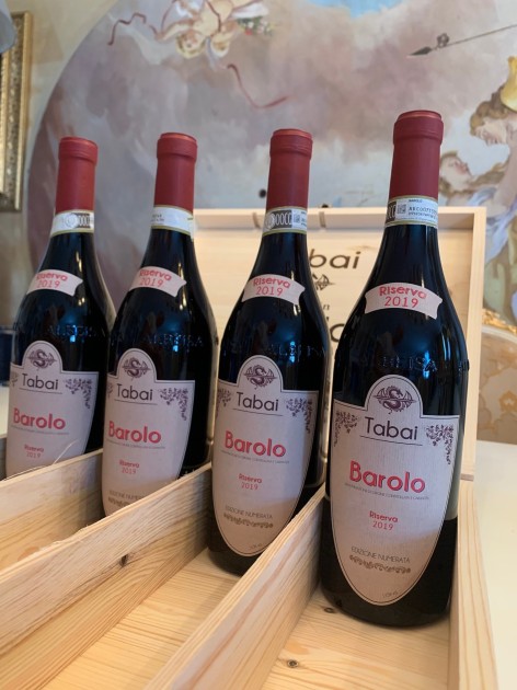 Box of 4 Bottles of Barolo Tabai Gran Vin, 2019 Reserve - Numbered Edition