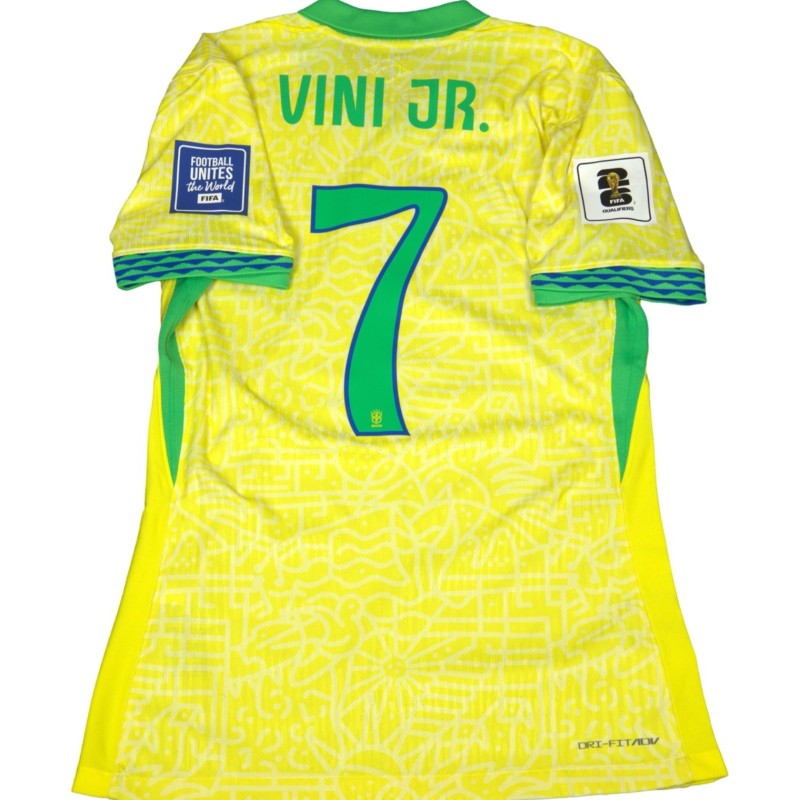 Vinicius' Match-Issued Shirt, Brazil 2024