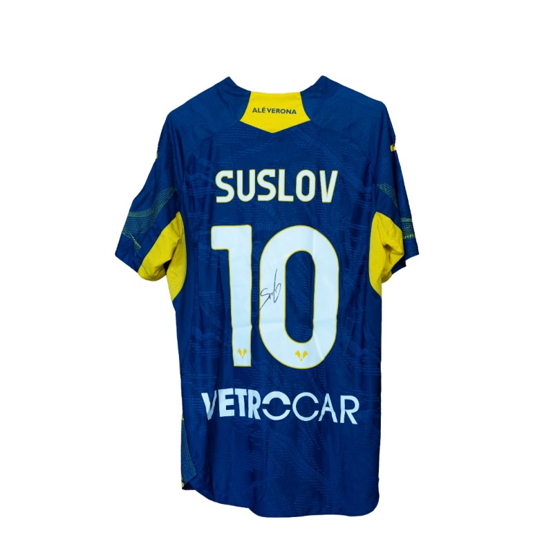 Suslov's Hellas Verona Official Shirt, 2025/26 - Signed