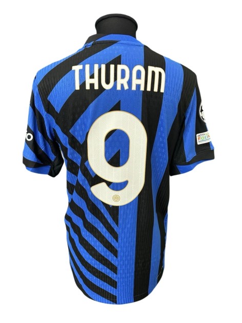 Thuram's Issued Shirt, Inter vs Barcelona UCL 2025