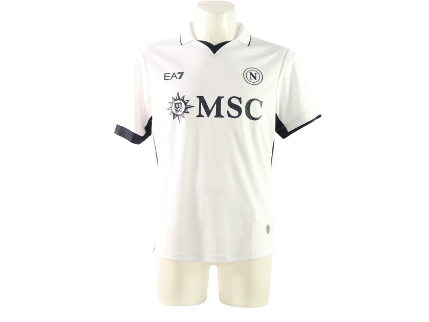 Neres' Napoli Signed Match-Issued Shirt, 2024/25 - CharityStars