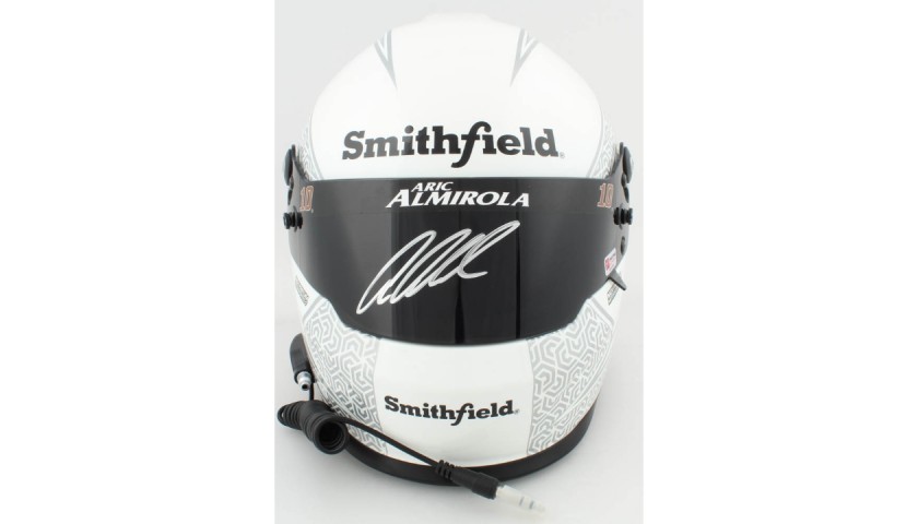 Aric Almirola Signed NASCAR Helmet