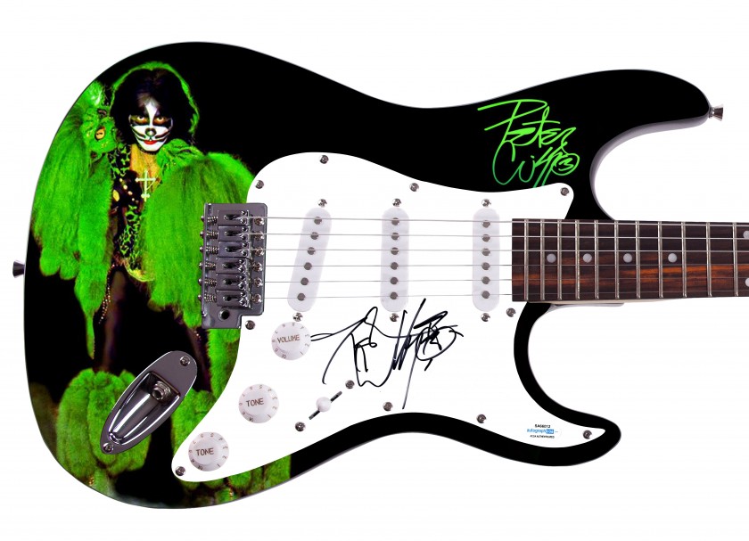 Peter Criss Signed Guitar