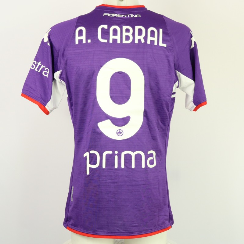 Cabral's Fiorentina Match Shirt, 2021/22