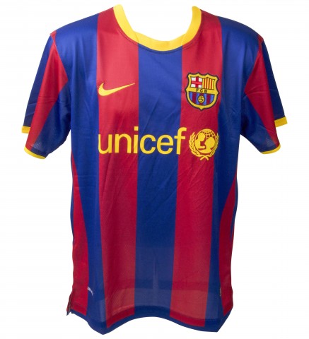 David Villa Signed Barcelona Shirt