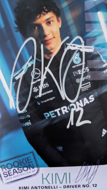 Driver Card Kimi Antonelli - Autografata