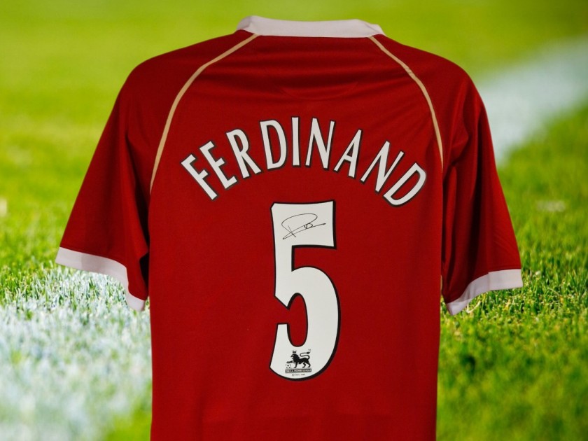 Rio Ferdinand Signed Manchester United 2006-07 Home Football Shirt