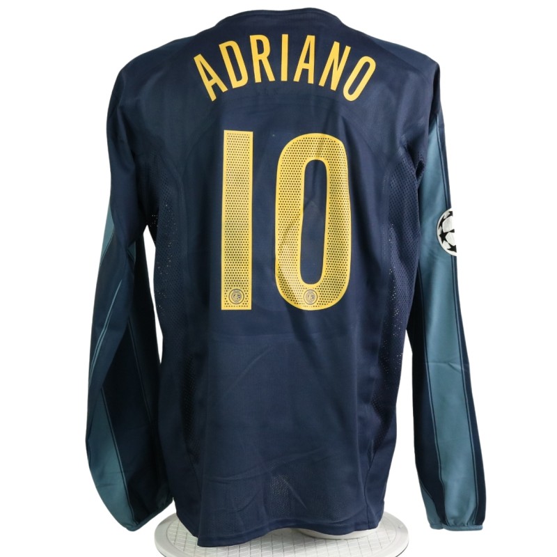 Maglia gara Adriano Inter, UCL 2004/05
