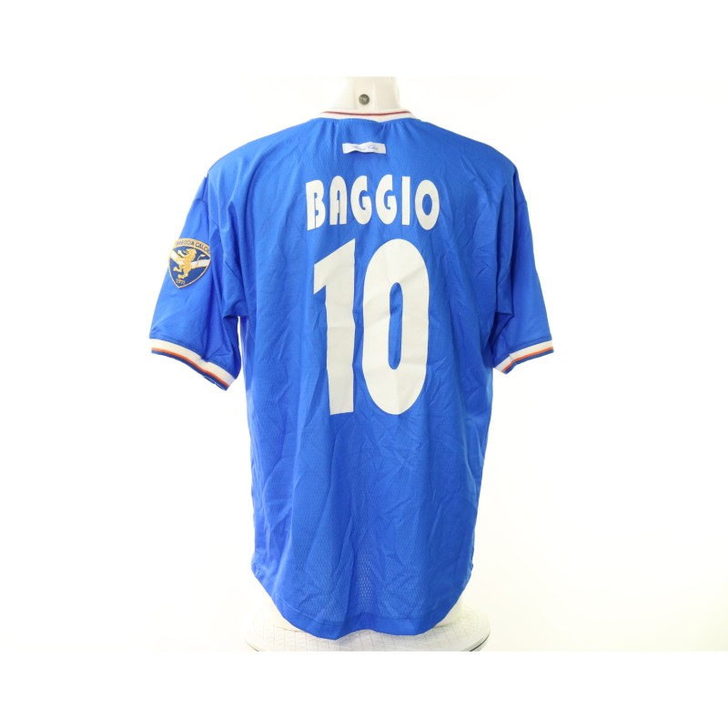 Baggio's Brescia Match-Issued Shirt, 2001/02