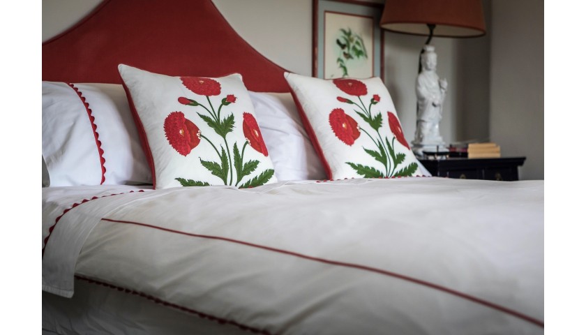 A Set of Made to Order Peter Reed Waves Bedlinen 