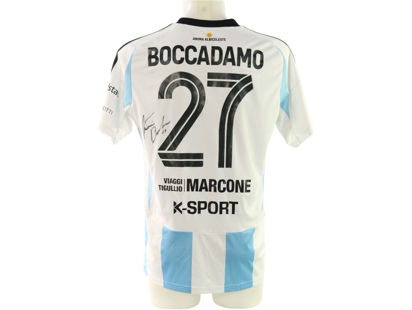 Boccadamo's Virtus Entella vs Pontedera Signed Unwashed Shirt, 2025