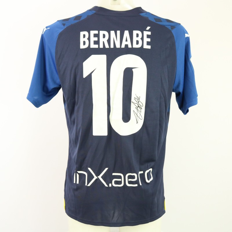 Bernabé's Unwashed Signed Shirt, Südtirol vs Parma 2024