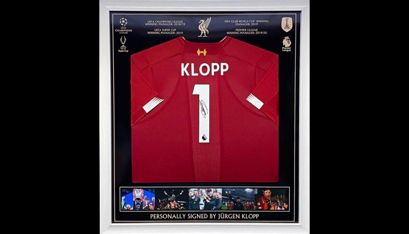 Liverpool FC Shirt Signed by  Jürgen Klopp