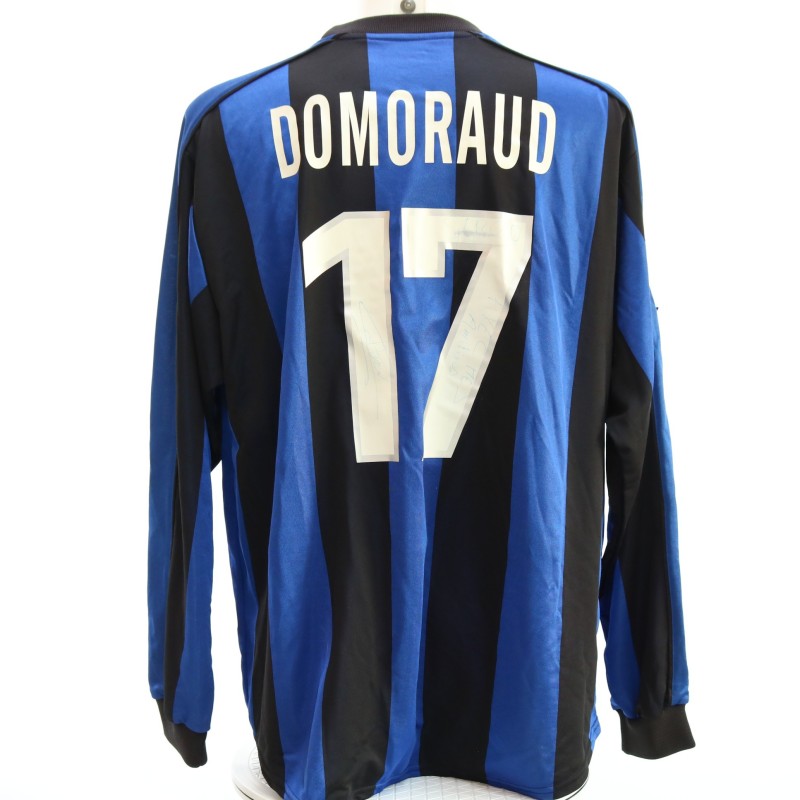 Domoraud's Inter Signed Match-Issued shirt, 1999/00