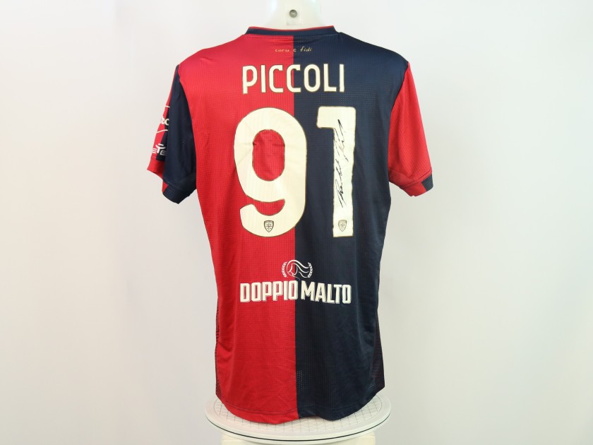 Maglia Piccoli Unwashed, Parma vs Cagliari 2024 - Autografata