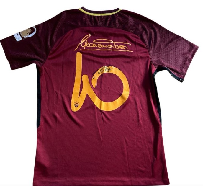 Maglia Replica Totti Roma, "Una Squadra per la Vita"   - Autografata Special Edition