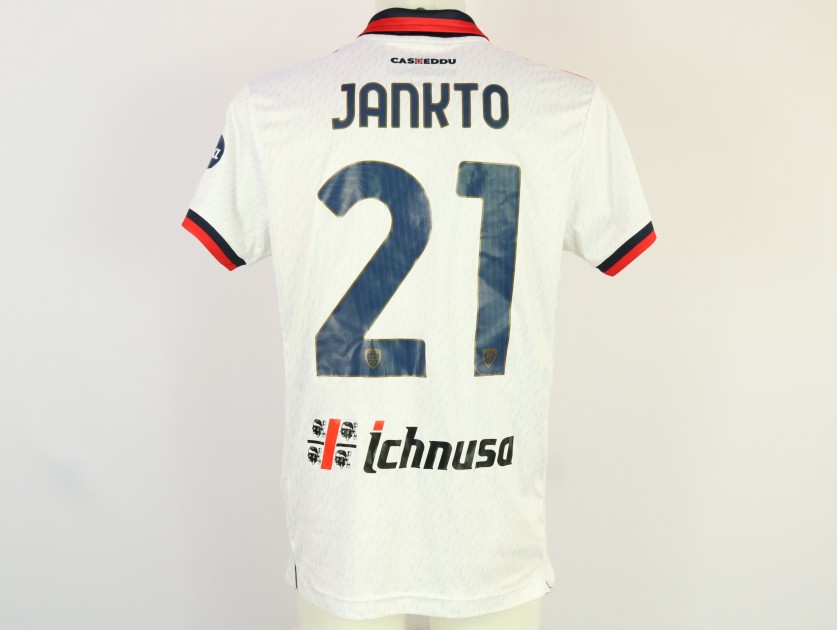 Jankto's Unwashed Shirt, Monza vs Cagliari 2024 "Keep Racism Out"