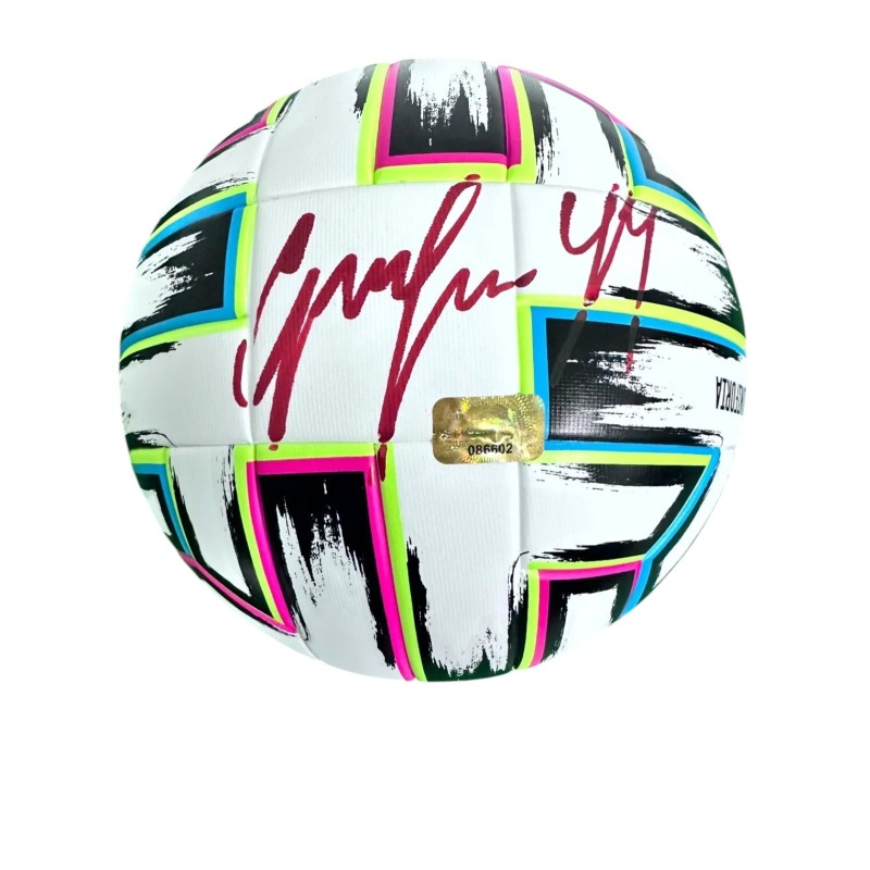 Pallone Ufficiale Finale EURO 2020 - Autografato da Donnaruma