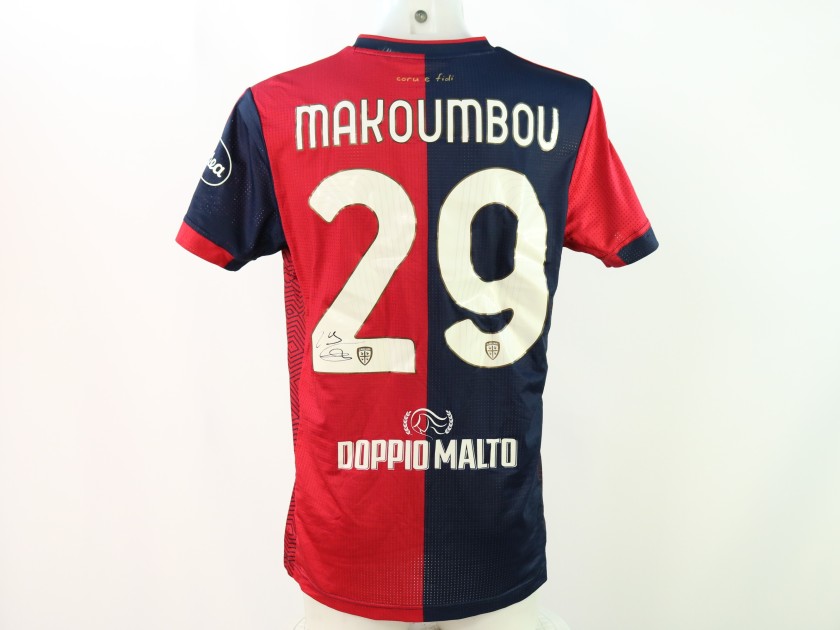 Maglia Makoumbou Unwashed, Udinese vs Cagliari 2024 - Autografata