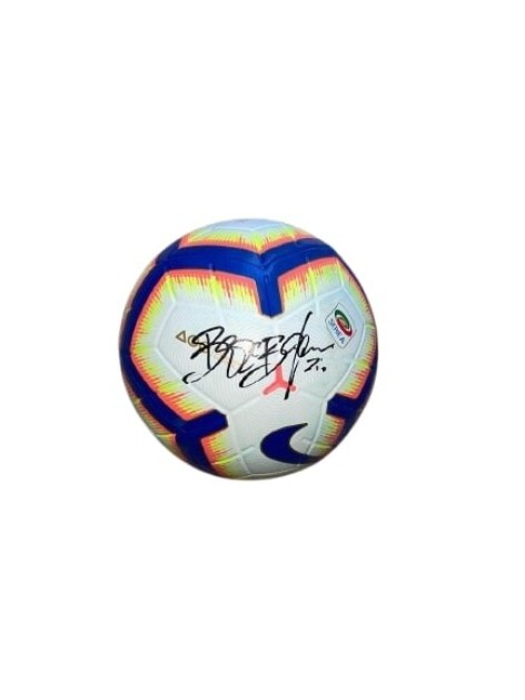 Serie A Official Ball, 2018/19 - Signed by Giuseppe Bergomi