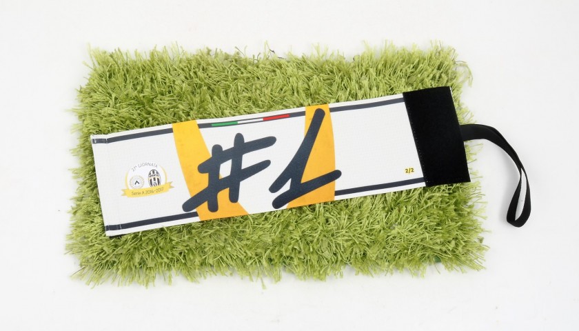 Buffon's Captain Armband, Issued Udinese-Juventus 2016/17