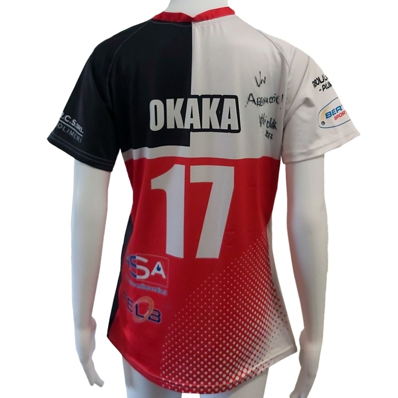 Maglia indossata e autografata da Stefania Okaka